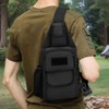 AfitLulu Sling Bag Casual Men's Shoulder Bag with Water Bottle