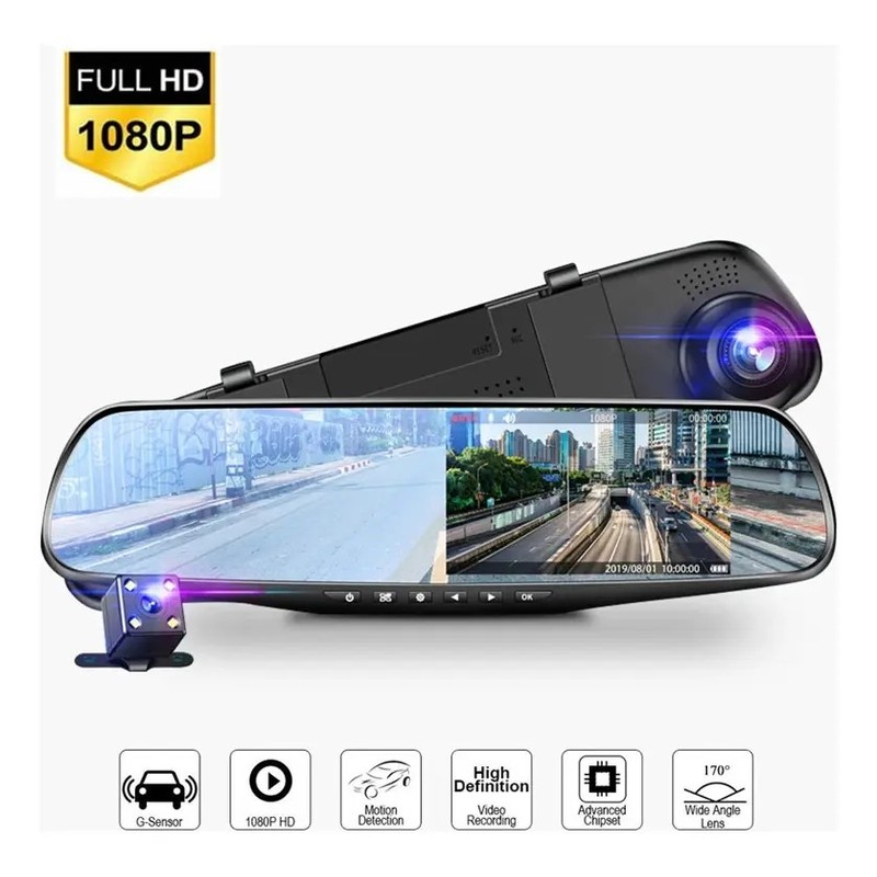 Camara De Reversa Espejo Retrovisor Accesorios Para Autos Hd