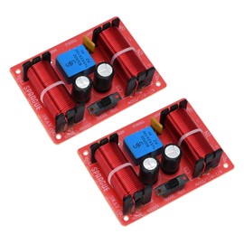 2Pcs 3-Way Speaker Crossover, High/Medium/Low HiFi high-Fidelity Home Speaker Modified