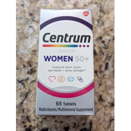 Centrum Silver Women 5-+ Multivitamin 65 Tablets exp: 05/2026