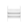 Furinno Cubicle 3-Shelf File Organizer Cube Insert in White