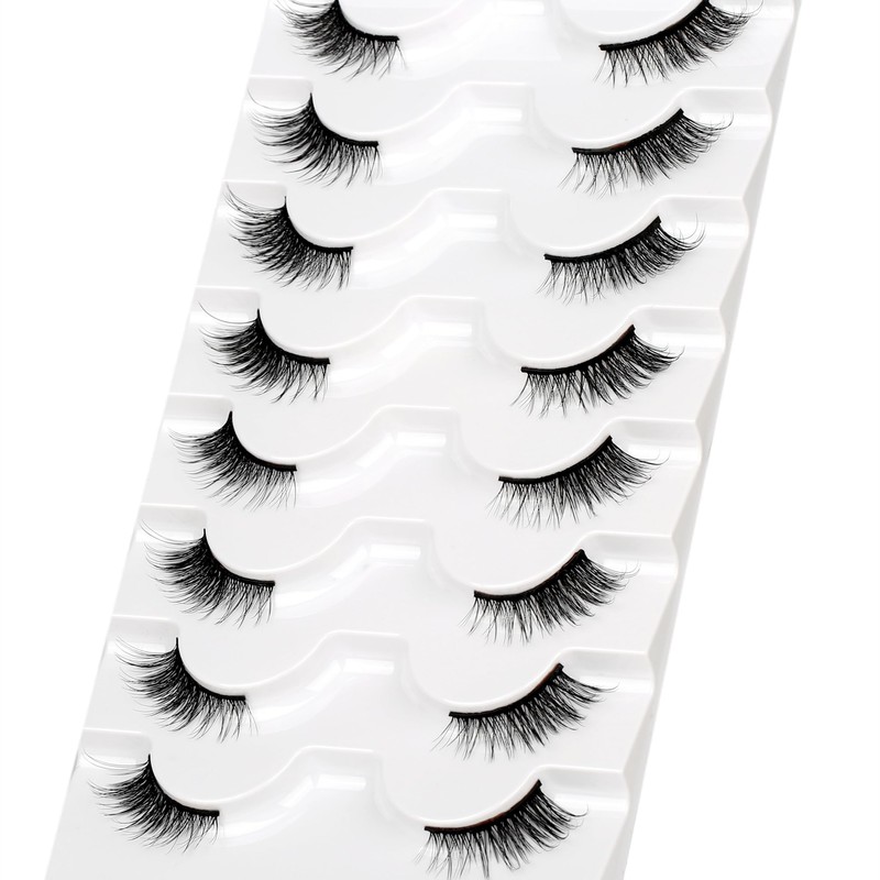 Half Lashes Strips False Eyelashes Fairy Natural Lashes Cat Eye