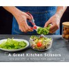 WELLSTAR Kitchen Scissors Multifunctional Meat and Vegetable Scissors for Household