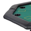LUCKYERMORE Poker Table 8 Player 48” Octagon Folding Texas Poker