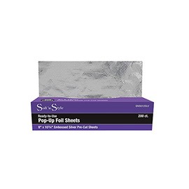 SOFT 'N STYLE Pre-Cut Embossed Non-Slip Foil Sheets HC-SNS612SLV