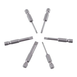 Flat Head 2.0-6.0mm Drill Bits, Hex Shank, Hand Screwdrivers for Replair Electric Drills Air Drills Electric Screwdrivers Replacing Old Parts
