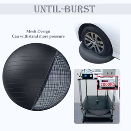 Soft Exercise Ball, Anti-Burst Yoga Ball Chair Supports 2200lbs, Stability Swiss Ball w/Pump for Pregnancy Birthing, Excersize, Workout, Fitness, Balance, Gym, Physio, Abs (Office & Home & School)