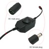 LED Strip Dimmer Switch Contorller 12-24V DC PWM Rotary Inline