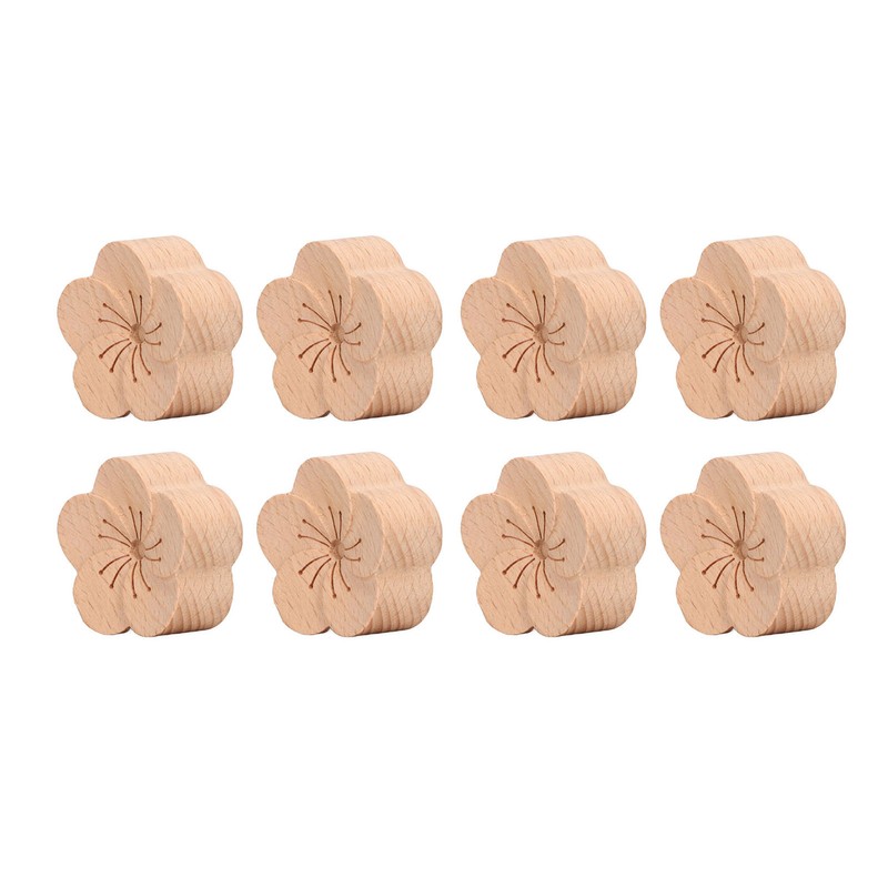 8 Pcs Essential Oil Car Diffuser Plum Flower Shape Natural