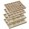 KATISYIO Large Velvet Jewelry Drawer Organizer Trays Set of 4