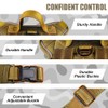 CBBPET Tactical Dog Harness for Small Medium Large Dogs No