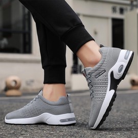 MLDKASMS Zapatos de Tenis para Correr de Aire para Hombre, Ligeros, Antideslizantes, Zapatos Deportivos, Gimnasio, Correr, Caminar, Zapatillas de Deporte