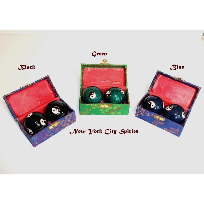 Masager ball Therapy Massager Balls - Yingyang (Metal) - Black