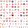 Red & Heart Stickers for Laptop(100 Pcs),Gift for Kids Teens