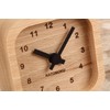 KATOMOKU Muku Mini Clock KM-25BK Corner Black Wooden Table Clock