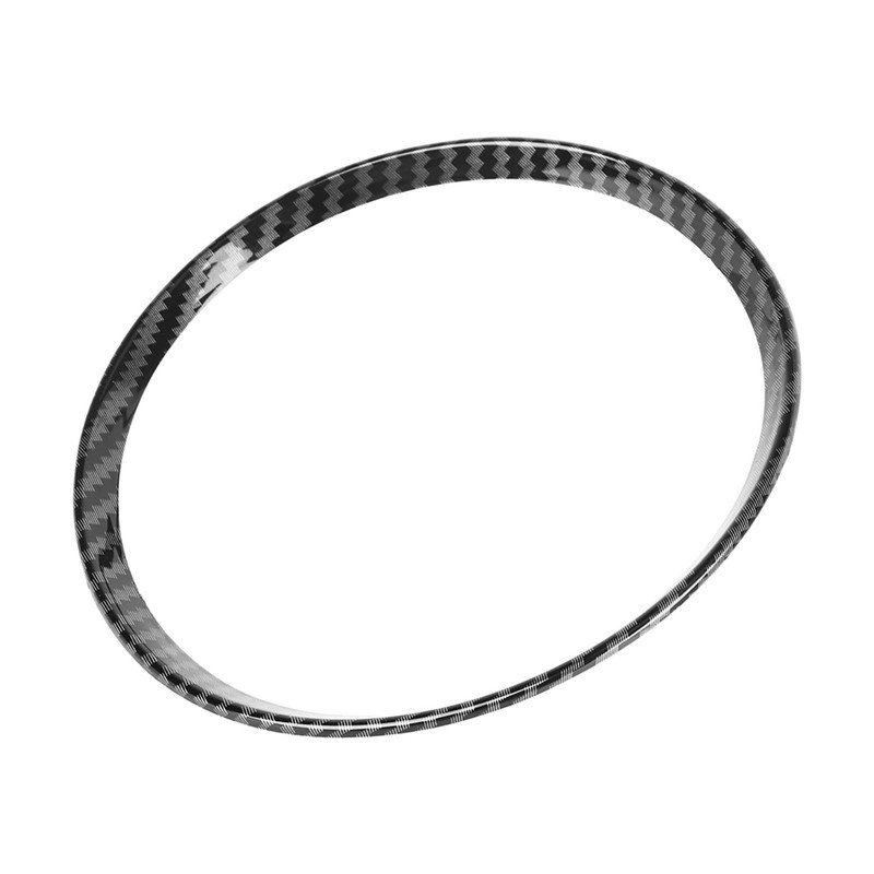 Interior Gear Shift Trim Cover Ring Carbon Fiber Style Console