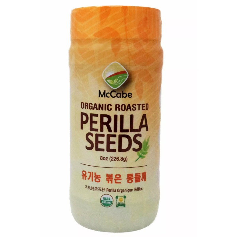 McCabe Organic Roasted Perilla Seeds, 8oz, USDA Organic Certified