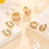 LYLYMIMI 3 Pairs Small Gold Hoop Earrings Set for Women