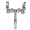 AntiRotary Stainless Steel Double Fishing Rod Holder Stepless FineTuning Fishing