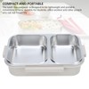 Stainless Steel Leak - Resistant Lunch Box, 2 Compartment 1.2L