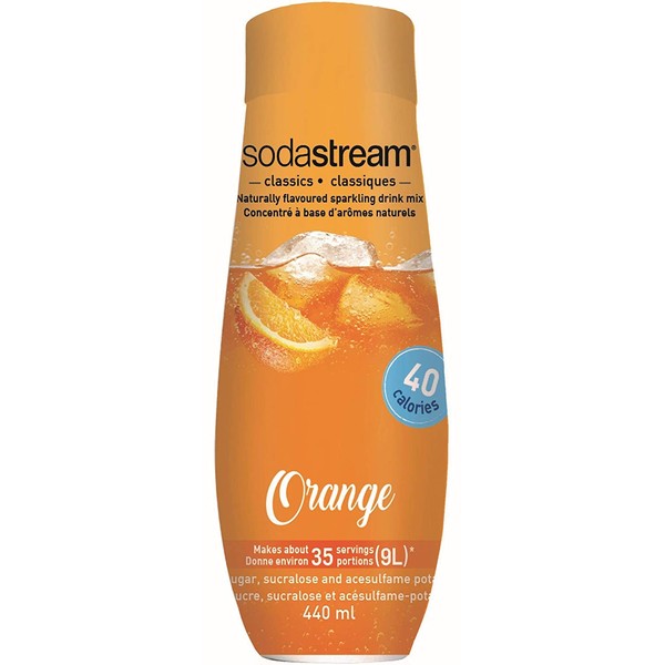 SodaStream Orange Syrup, 14.8 Fluid Ounce
