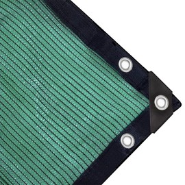 70% Green Shade Cloth with Grommets, 12 FT X 18 FT Premium Heavy Duty Shade Cover, UV Blocking Mesh Tarp for Garden, Patio Plants Cover, Barns Kennel,Tomatoes
