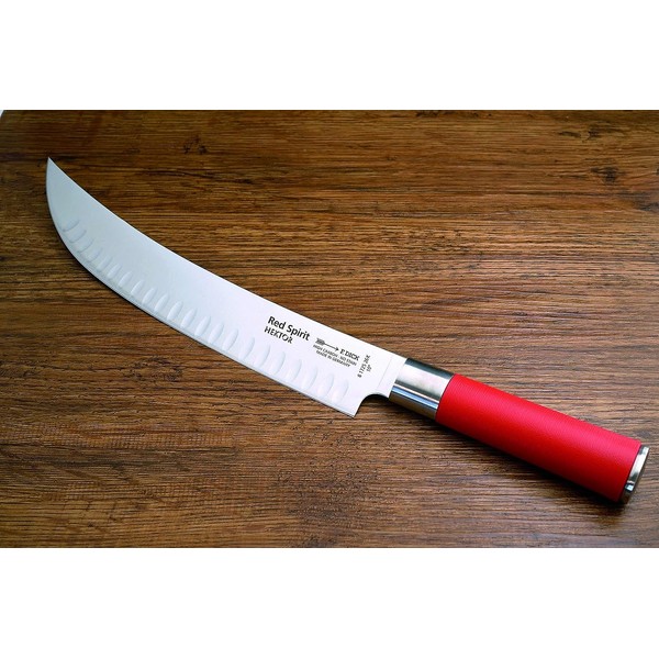 F. DICK Cutting Knife "Hektor", Red Spirit (Knife with Blade 26 cm, X55CrMo14 Steel, Rustproof, 56° HRC) 8172526K