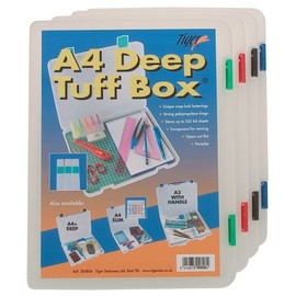 Tiger 300806 A4 Deep Tuff Box, White