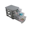 3 Drawer Mini Plastic Organizer Valet Makeup HBA Cosmetics Arts