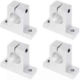 SK 강력한 4pcs SK8 선형 모션 로드 지지대 알루미늄 레일 샤프트 직경 8mm(0.32인치) 샤프트용 가이드 클램핑 [SK12] Powerful 4pcs SK8 Linear Motion Rod Support Aluminum Rail Shaft Diameter 8mm (0.32 inch) Shaft Guide Clamping [SK12]