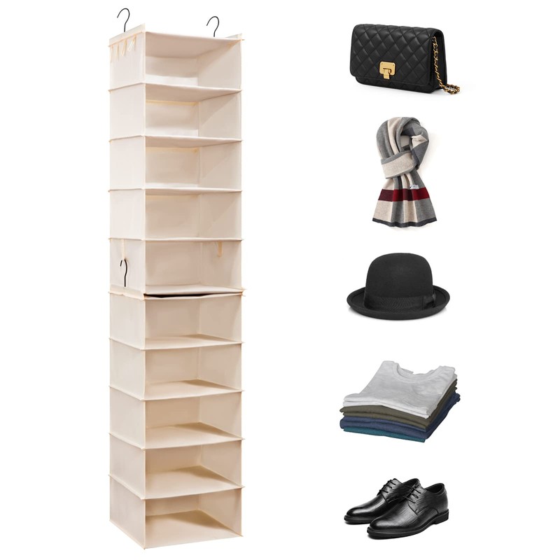 AMZOK Hat Rack for Closet Organizer and Storage, Fedora Panama