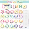 FYSUIMU 25Pcs Spring Pastel Daisy Affirmation Station Bulletin Board Set