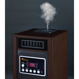 Dr Infrared Heater DR-998W, Dual Heating System, Walnut