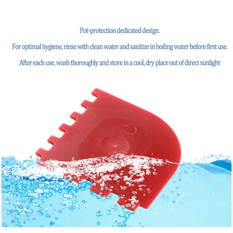 Pan Scraper Dish Scraper Food Scraper Tool Plastic Pot Scraper