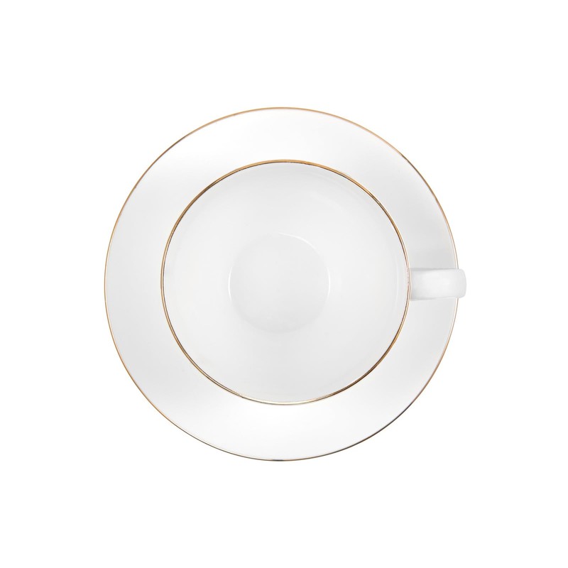 Maxwell & Williams White Gold Cup & Saucer 260ML Gold