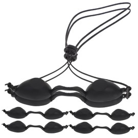 Ipetboom 6PCS Eye Patch Safety Goggles for Ipl UV LED Ergonomic Design for Comfortable Eye Protection in Cosmetic Procedures Black