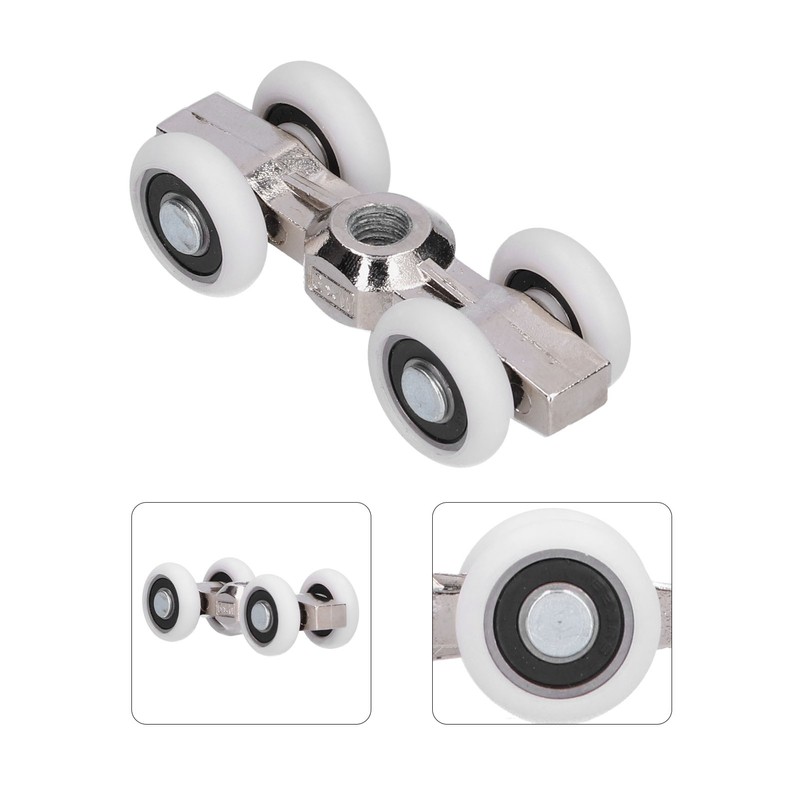 Shower Door Sliding Wheel Suspension Outer Pulley Roller Replacement Accessories