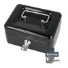 Westcott Lockable Cash Box (compact, 15 cm) Black | Lockable