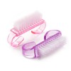 Set of 8 Professional Nail Cleaning Brushes with Handles Fingernail