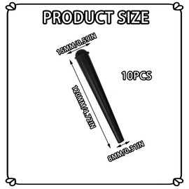 Pack of 10 Joint Cases, Joint Sleeves, Joint Case, Joint Case King Size, Joint Accessories, Joint Sleeve Transport Case, Joint Tube Joint Cases, Odour-Proof, Joint 120 mm Long, Joint Sleeves