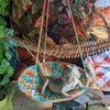 Handwoven Hammock Bearded Dragon Rest Bed Habitats Supplies Climbing Terrarium