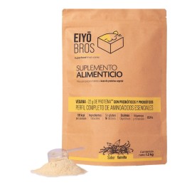 Proteína Vegana Eiyo Bros 1.2 Kg Vainilla 22 Gr Porción Eco