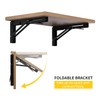 AINVLPRO Folding Shelf Brackets Heavy Duty Stainless Steel – Wall