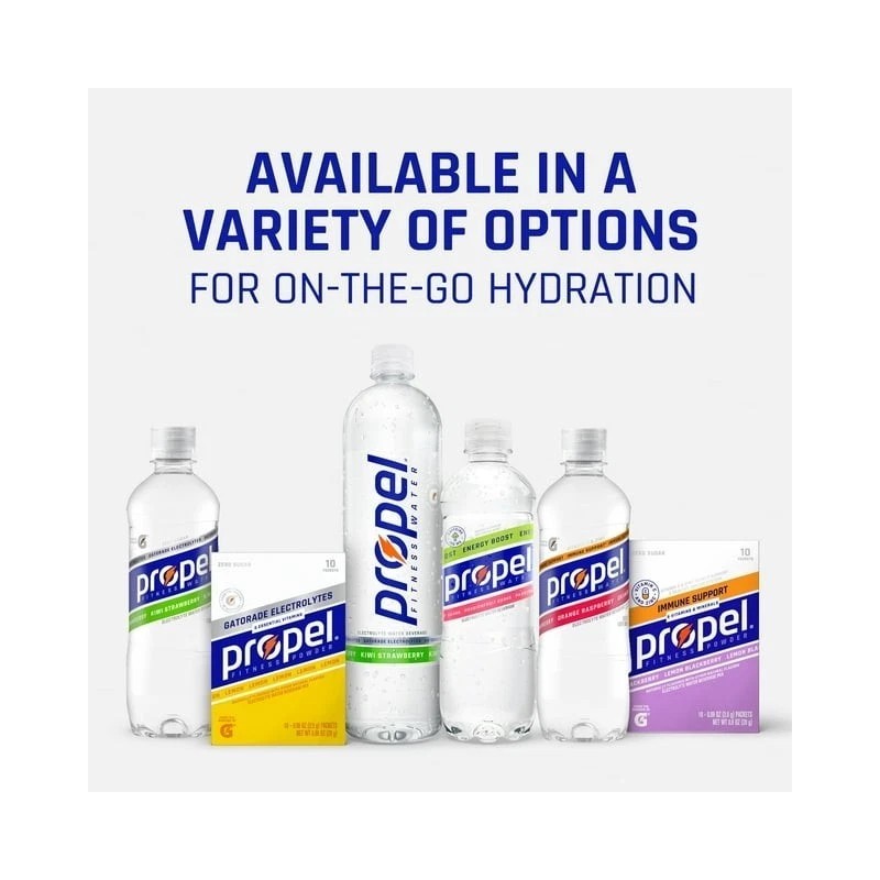 Propel Watermelon Flavored Electrolyte Powder Packets 20 Count Zero Sugar(2pack)