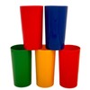 Vasos de Plástico Reutilizables, 400ml, Apilables, Aptos para Microondas y