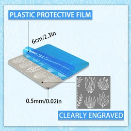 PH PandaHall Pack of 9 Ocean Theme Nail Stamping Plates Shells Seagrass Nail Stencils Sea Animals Manicure Art Stencils Beach Waves Nails Design Stencil for Summer Hawaii Women Manicure