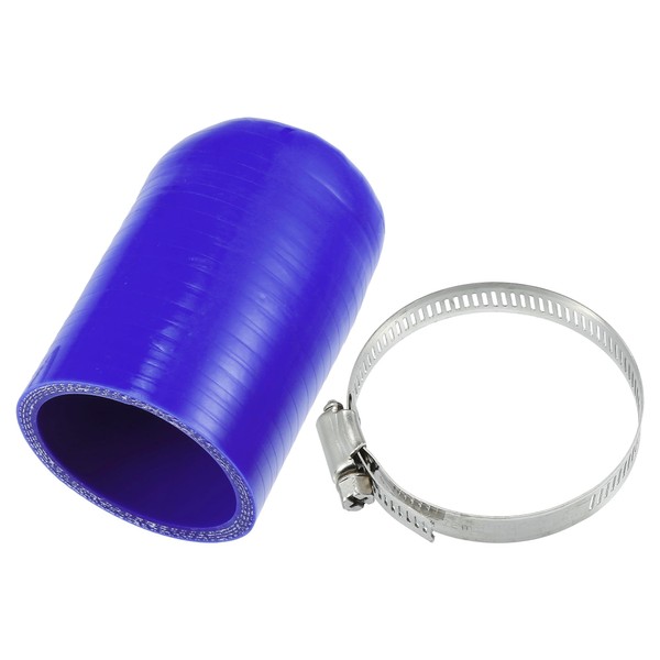 Partuto 1 Satz 50mm 1,97" ID Universal Silikonschlauchkappe Ansaug-Vakuumschlauch-Endstopfen mit