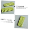 SAFIGLE Jade Massage Comb Natural Jade Scalp Massager Scraping Tool