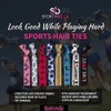 Baseball Hair Accessories, Baseball Hair Ties, No Crease Baseball Hair