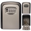 Medium Size Wall Mounted Key Safe 4 Wheel Combination Key